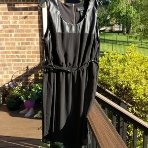 Black Faux Leather upper